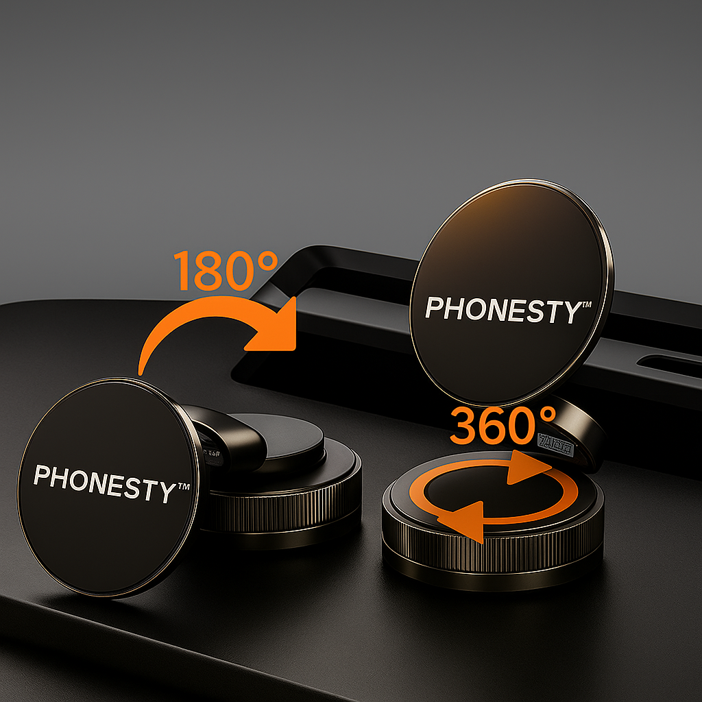 PHONESTY™ Vacuum Phone Mount - Strong Suction and Durable Build for All Surfaces

