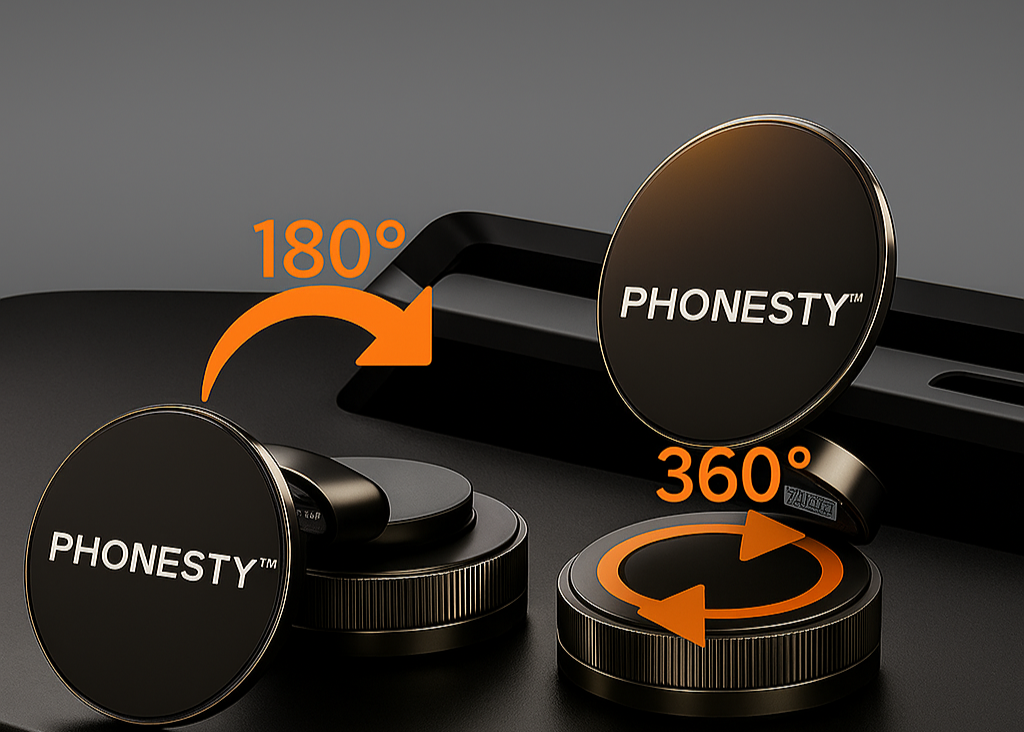 PHONESTY™ Vacuum Phone Mount - Strong Suction and Durable Build for All Surfaces

